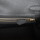 Hermes Birkin 30 Black Togo Gold Hardware