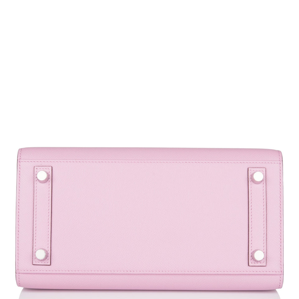 Hermes Birkin Sellier 25 Mauve Sylvestre Epsom Palladium Hardware