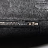 Hermes Birkin 35 Black Clemence Palladium Hardware