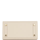 Hermes Birkin Sellier 25 Craie Epsom Gold Hardware