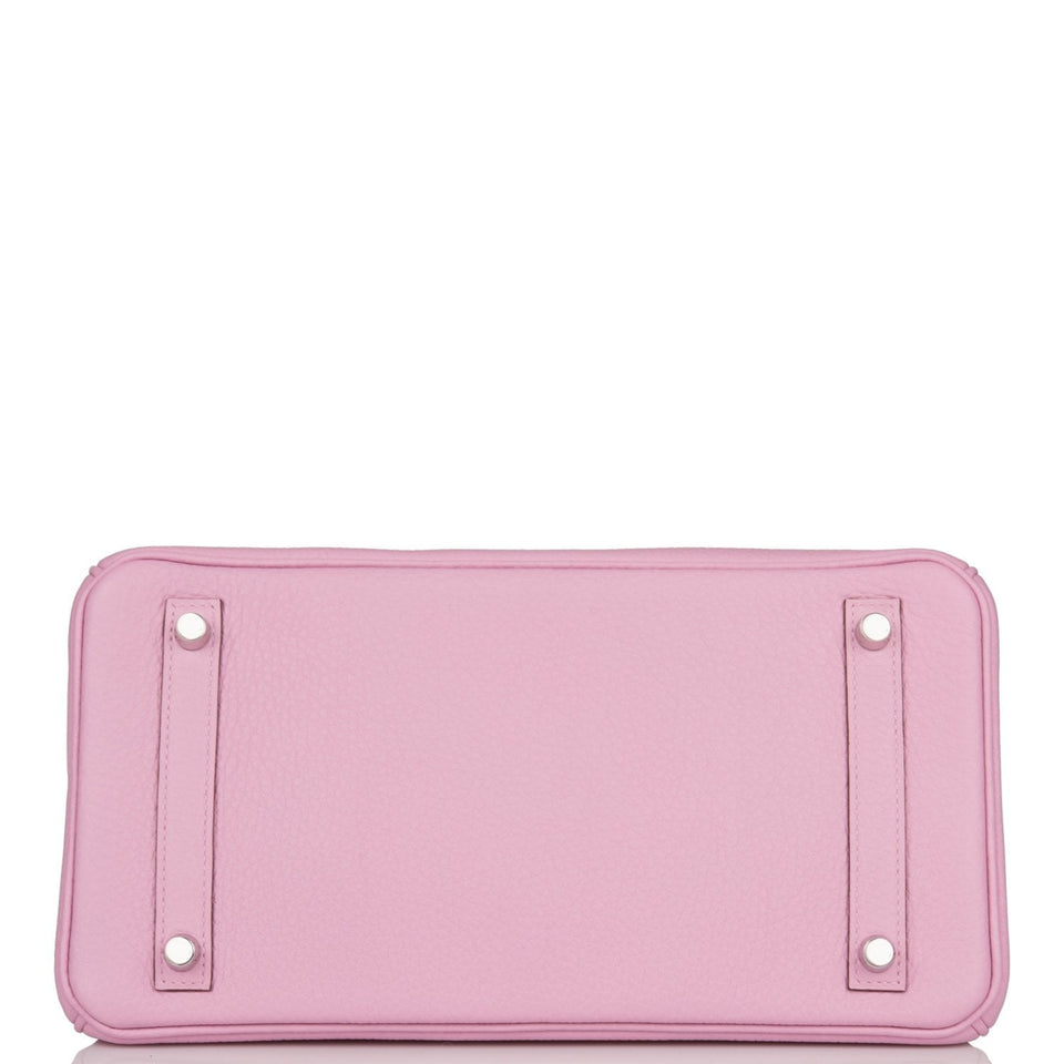 Hermes Birkin 30 Mauve Sylvestre Clemence Palladium Hardware