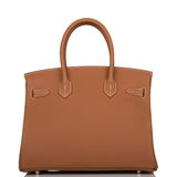 Hermes Birkin 30 Gold Togo Gold Hardware