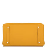 Hermes Birkin 35 Jaune Ambre Togo Gold Hardware