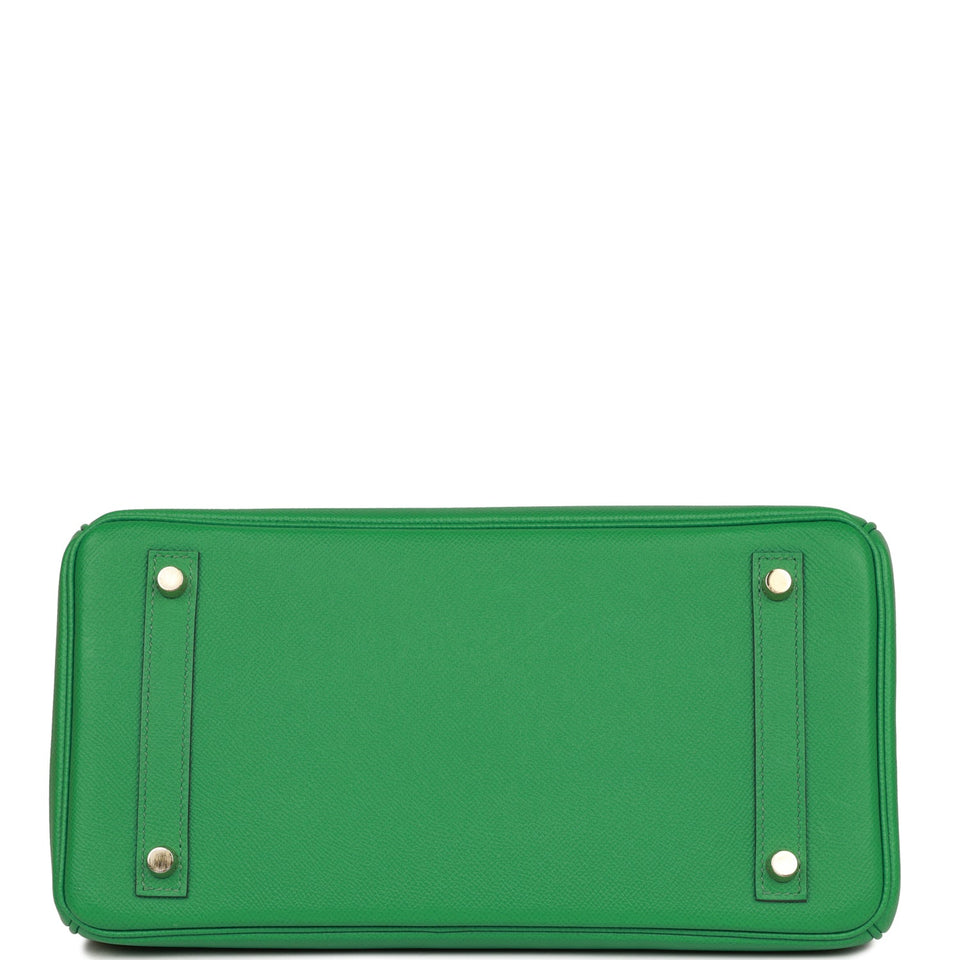 Hermes Birkin 30 Cactus Epsom Gold Hardware