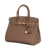 Hermes Birkin 30 Etoupe Togo Gold Hardware
