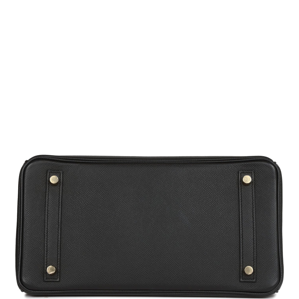 Hermes Birkin 30 Black Epsom Gold Hardware