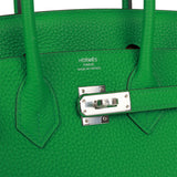 Hermes Birkin 25 Bambou Verso Togo Palladium Hardware