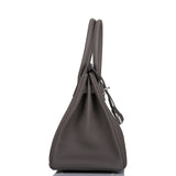 Hermes Birkin 30 Etain Togo Palladium Hardware