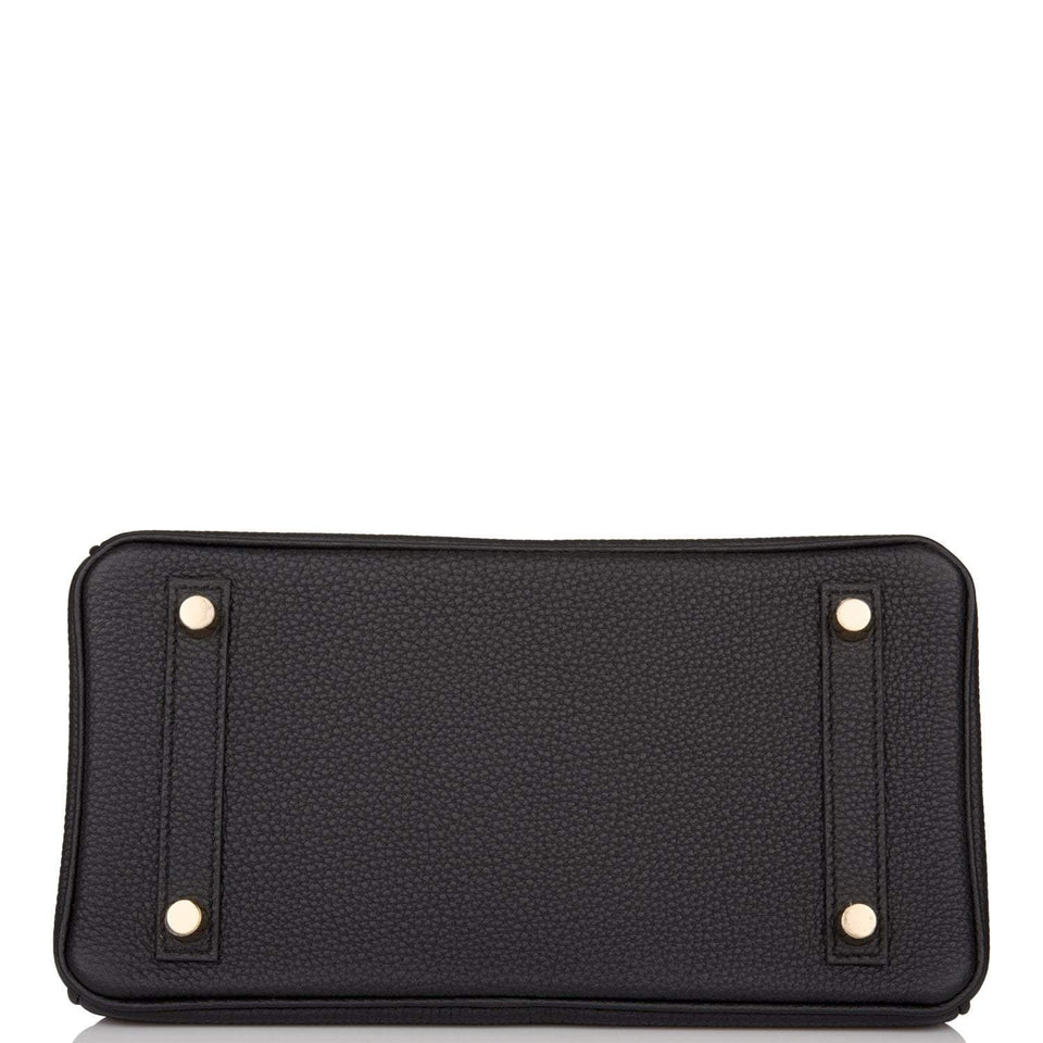 Hermes Birkin 25 Black Togo Gold Hardware
