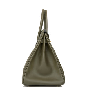 Hermes Birkin 35 Vert de Gris Epsom Gold Hardware