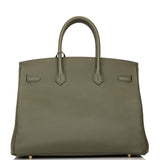 Hermes Birkin 35 Vert de Gris Epsom Gold Hardware