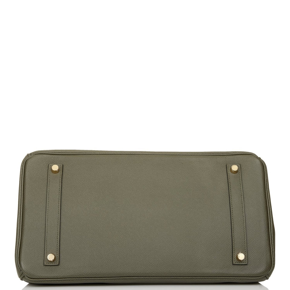 Hermes Birkin 35 Vert de Gris Epsom Gold Hardware