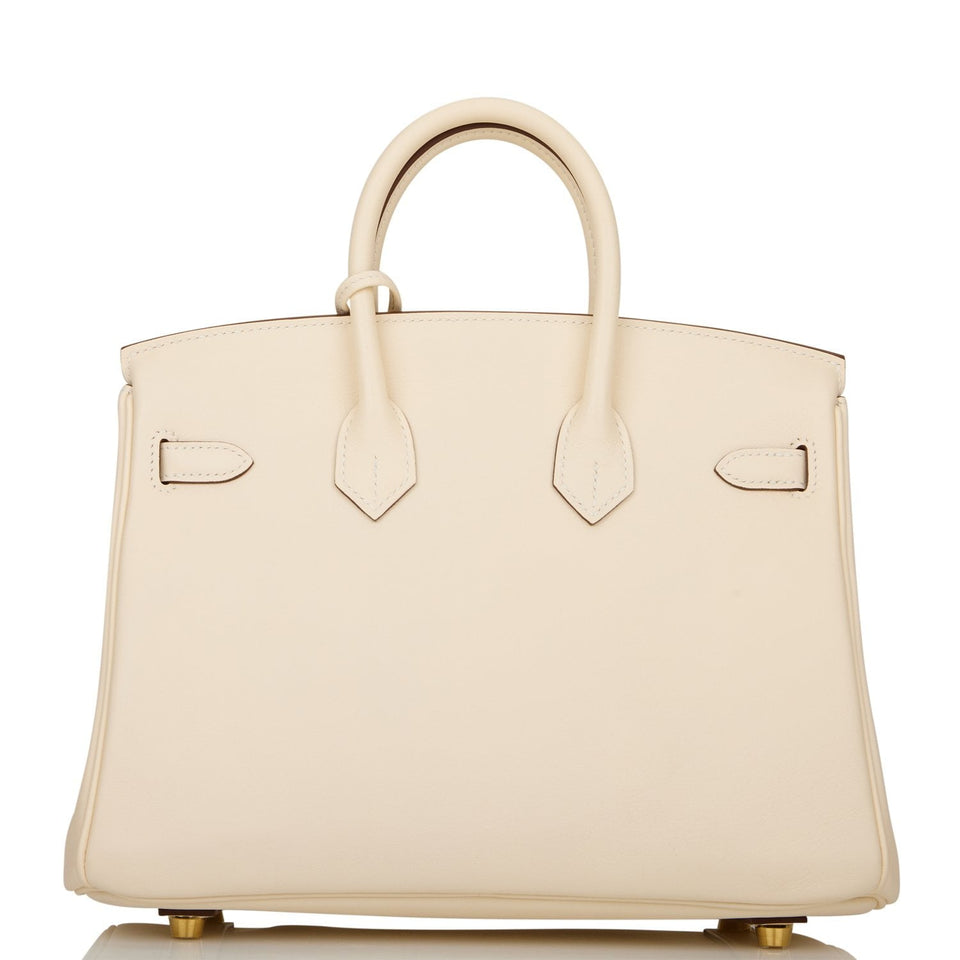 Hermes Birkin 25 Nata Swift Gold Hardware