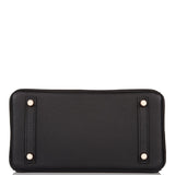 Hermes Birkin 25 Black Togo Rose Gold Hardware