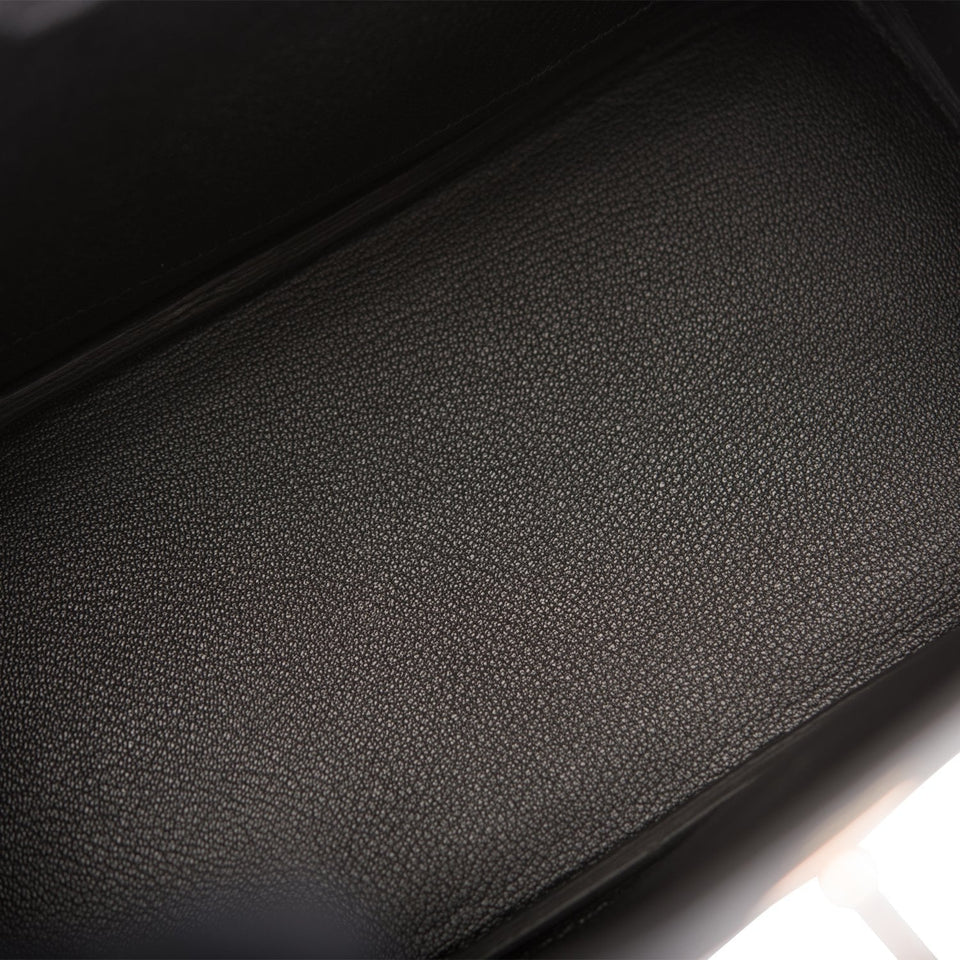 Hermes Birkin 25 Black Togo Rose Gold Hardware