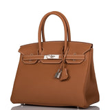 Hermes Birkin 30 Gold Togo Palladium Hardware