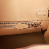 Hermes Birkin 25 In & Out Biscuit Swift Palladium Hardware