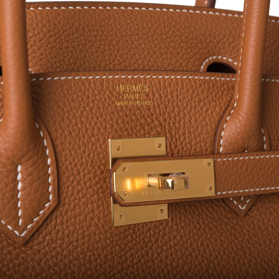 Hermes Birkin 30 Gold Togo Gold Hardware