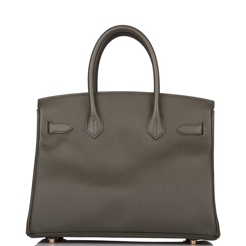 Hermes Birkin 30 Vert de Gris Epsom Gold Hardware