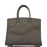 Hermes Birkin 30 Vert de Gris Epsom Gold Hardware