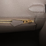 Hermes Birkin 30 Etain Togo Gold Hardware