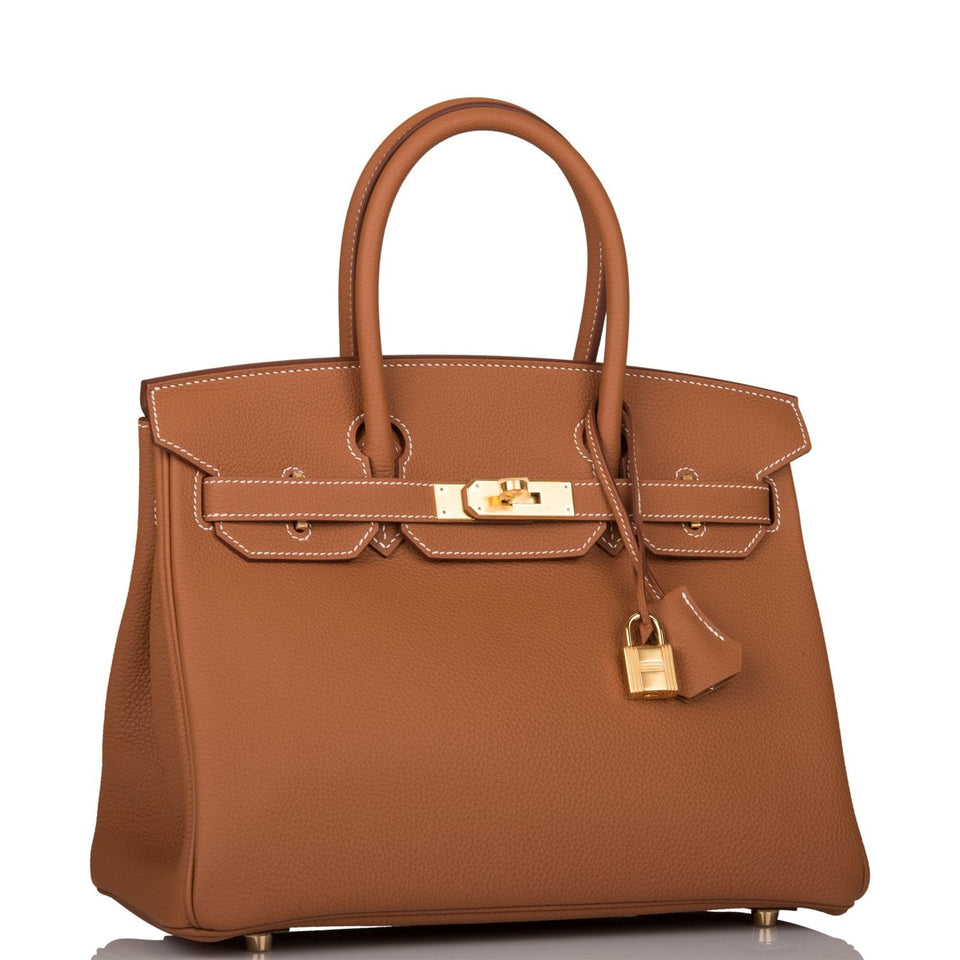 Hermes Birkin 30 Gold Togo Gold Hardware