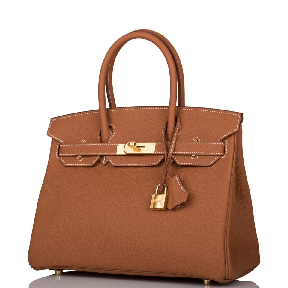 Hermes Birkin 30 Gold Togo Gold Hardware