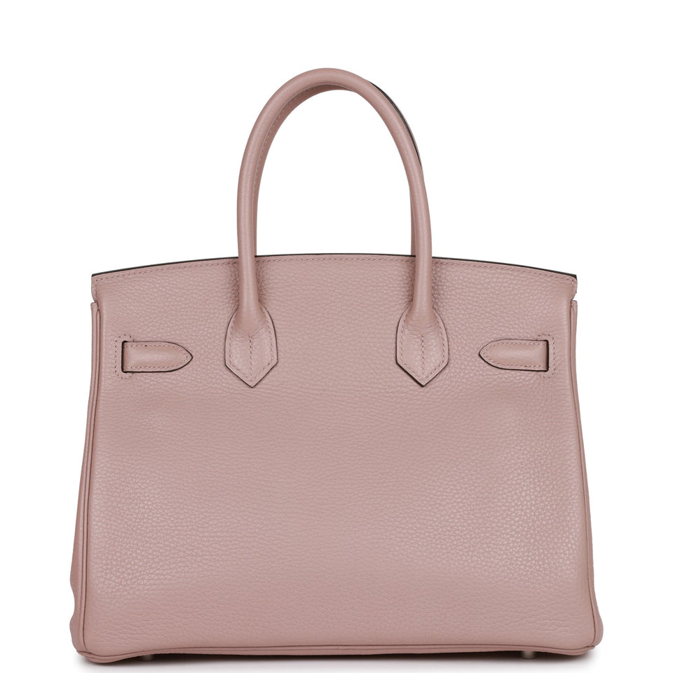 Hermes Birkin 30 Glycine Clemence Palladium Hardware