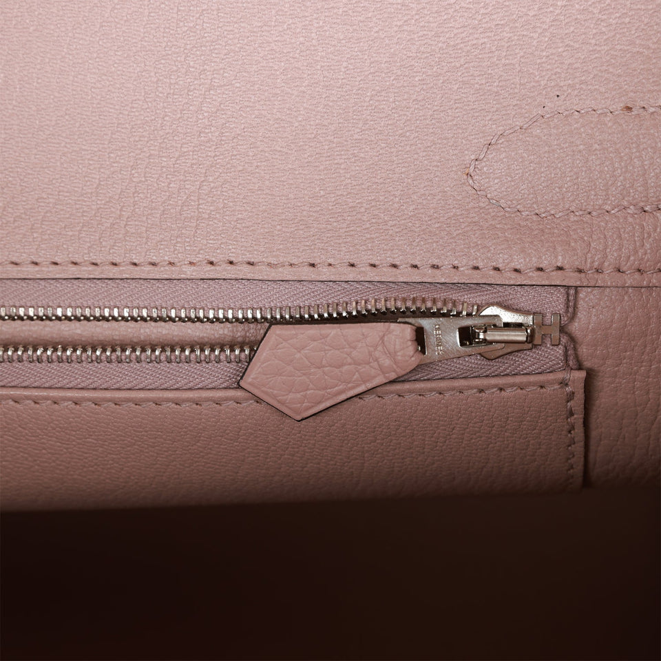 Hermes Birkin 30 Glycine Clemence Palladium Hardware