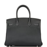 Hermes Birkin 30 Black Togo Palladium Hardware