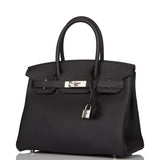 Hermes Birkin 30 Black Togo Palladium Hardware