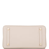 Hermes Birkin 30 Craie Togo Gold Hardware