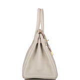 Hermes Birkin 30 Gris Perle Togo Gold Hardware