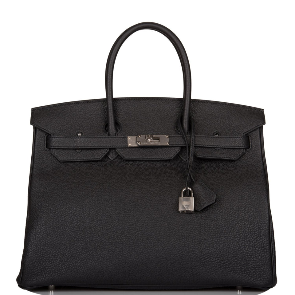 Hermes Birkin 35 Black Togo Palladium Hardware