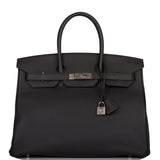 Hermes Birkin 35 Black Togo Palladium Hardware