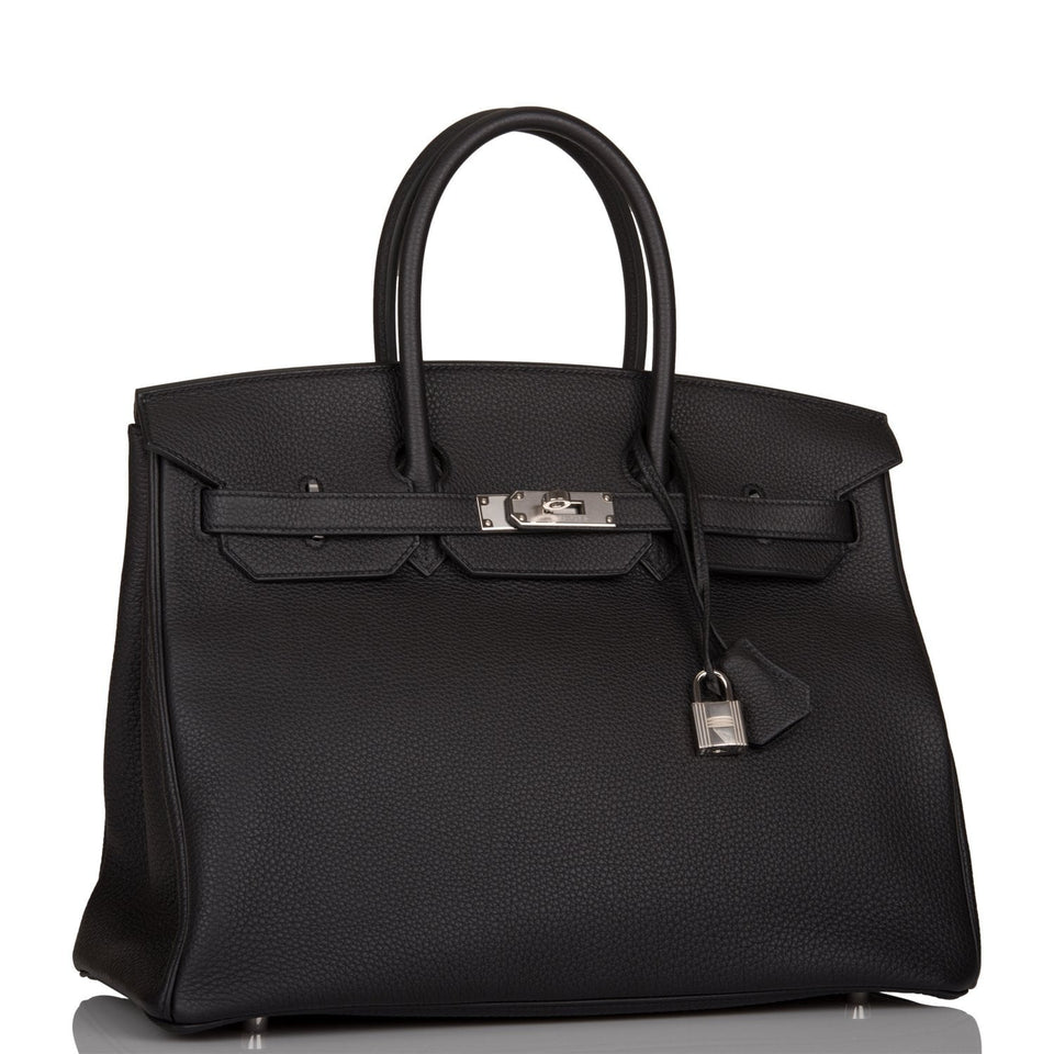 Hermes Birkin 35 Black Togo Palladium Hardware