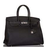 Hermes Birkin 35 Black Togo Palladium Hardware