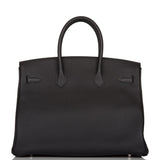 Hermes Birkin 35 Black Togo Palladium Hardware
