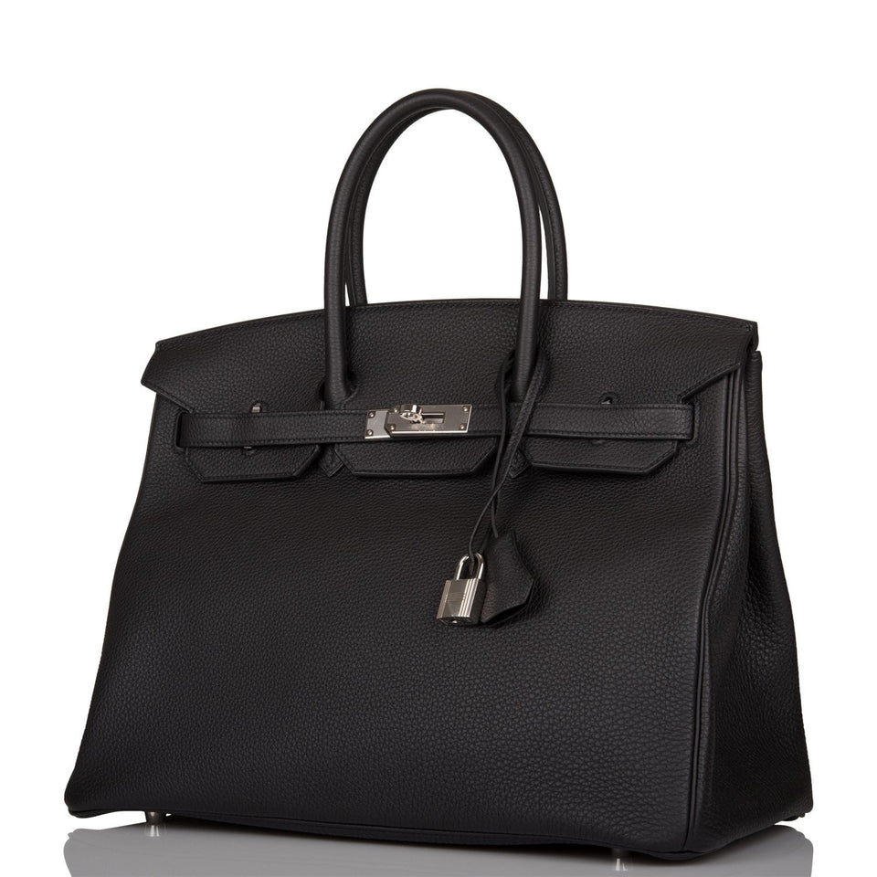 Hermes Birkin 35 Black Togo Palladium Hardware