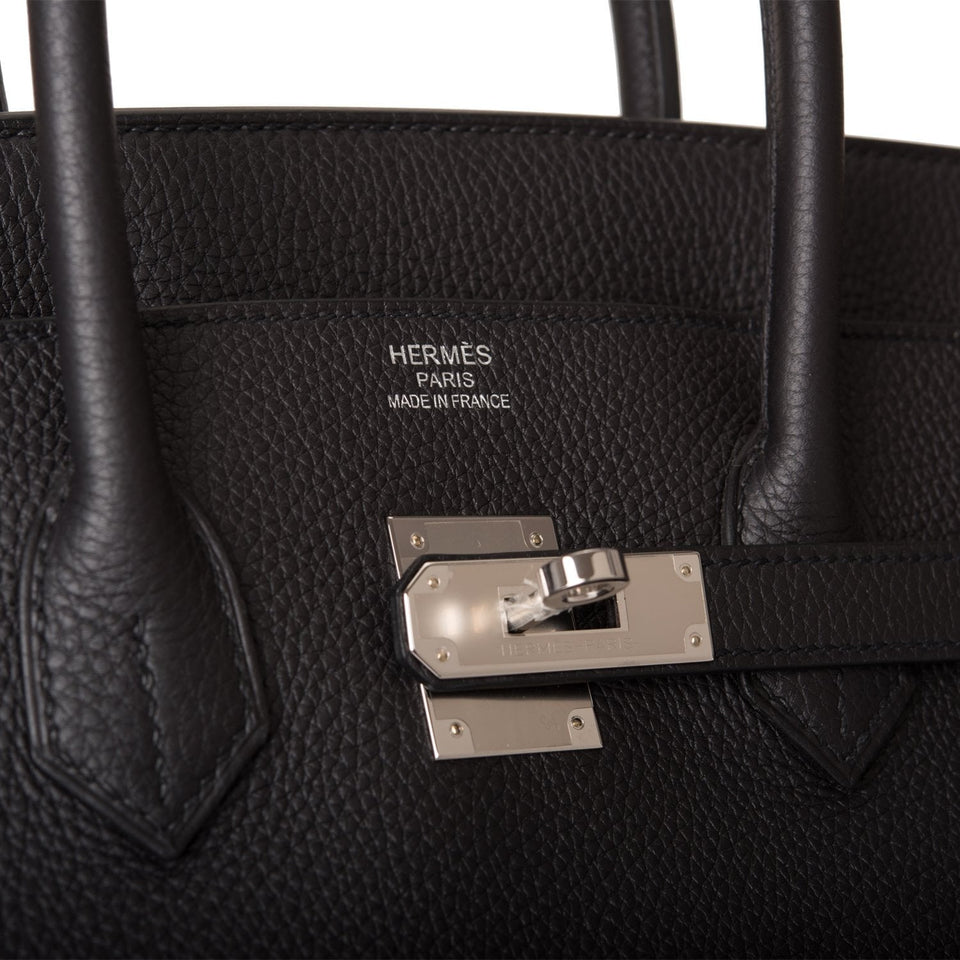 Hermes Birkin 35 Black Togo Palladium Hardware