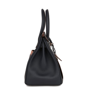 Hermes Colormatic Birkin 30 Caban, Black and Chai Swift Palladium Hardware