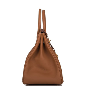 Hermes Birkin 35 Gold Togo Gold Hardware