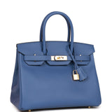 Hermes Birkin 30 Bleu Brighton Epsom Gold Hardware