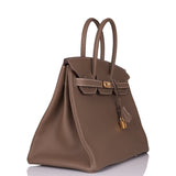 Hermes Birkin 35 Etoupe Togo Gold Hardware