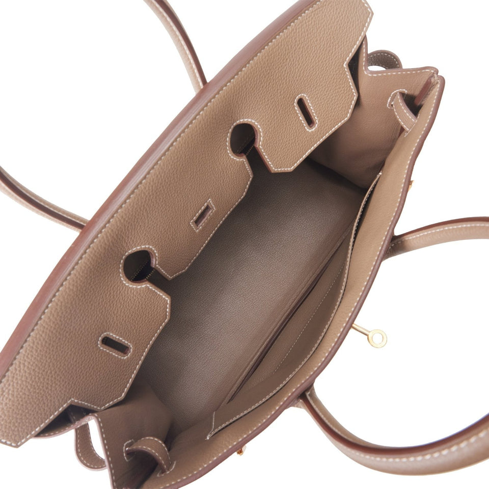 Hermes Birkin 35 Etoupe Togo Gold Hardware