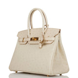 Hermes Birkin 30 Beton Ostrich Gold Hardware