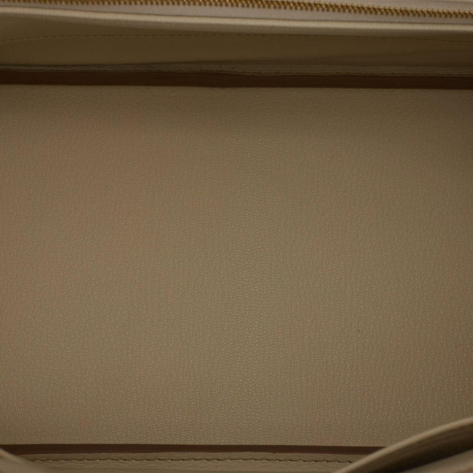 Hermes Birkin 30 Beton Ostrich Gold Hardware