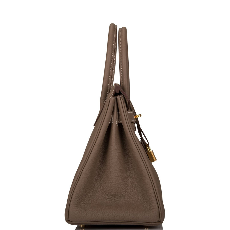 Hermes Birkin 30 Etoupe Togo Gold Hardware