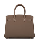 Hermes Birkin 30 Etoupe Togo Gold Hardware