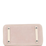 Hermes Birkin 25 Glycine Grizzly and Nata Swift Palladium Hardware